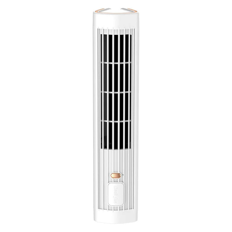 Portable Tower Fan with Air Cooling | USB Rechargeable Mini AC Fan