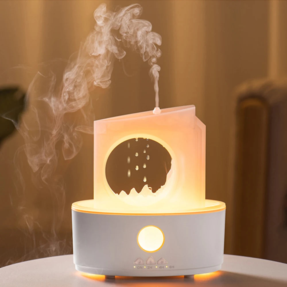 Rain Cloud Essential Oil Diffuser | Aromatherapy Humidifier with LED